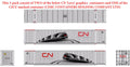 N CN Intermodal 53' High Cube Container 3pk