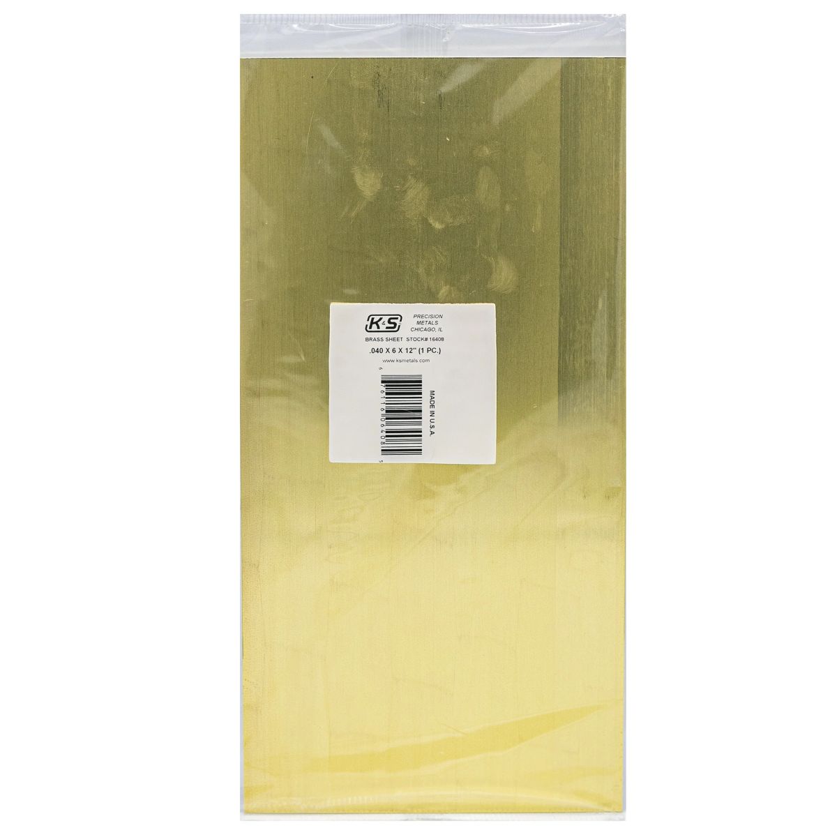 .040 Thick Brass Sheet 1cd