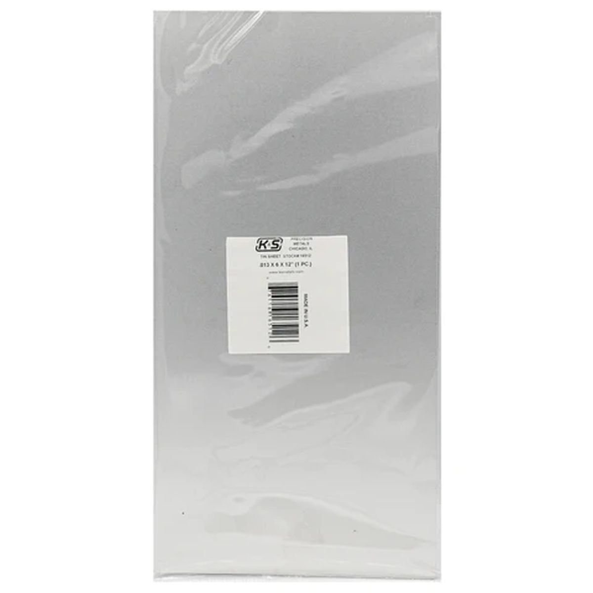 .013 Thick Tin Coated Steel Sheet (Dull) 1cd