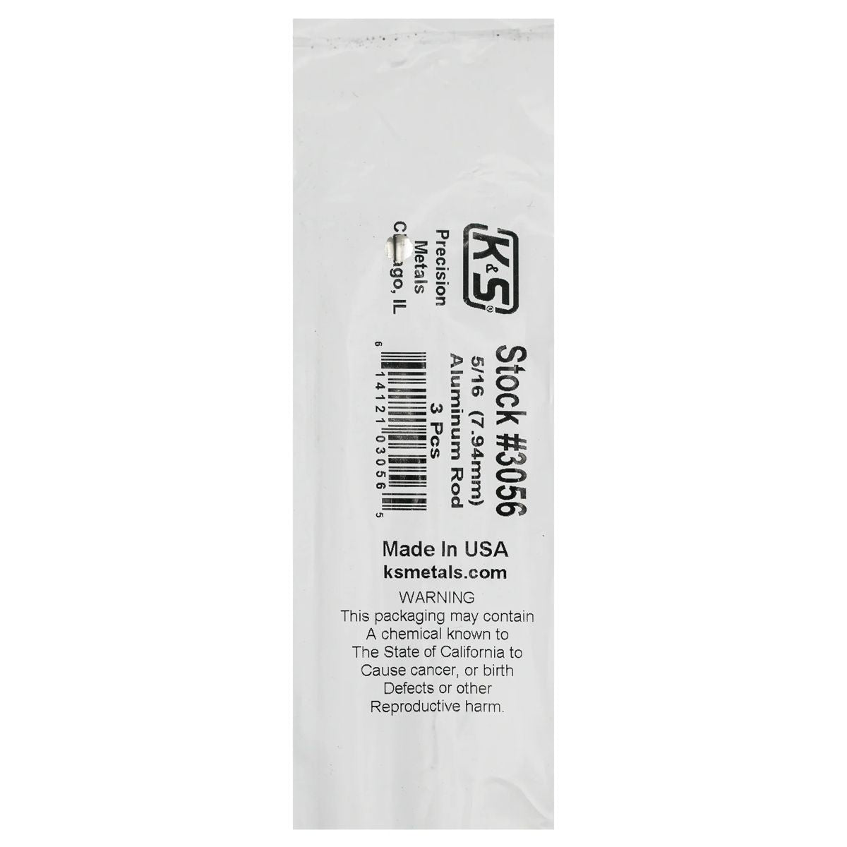 5/16 Round Aluminum Rod 3cd