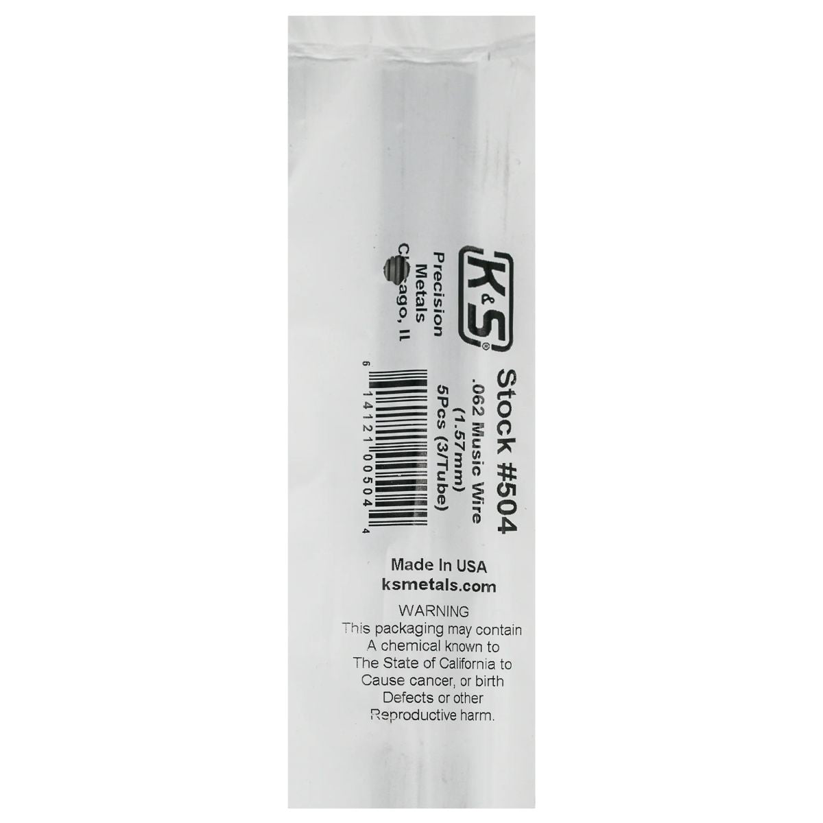 Music Wire .062 x 36   15pk