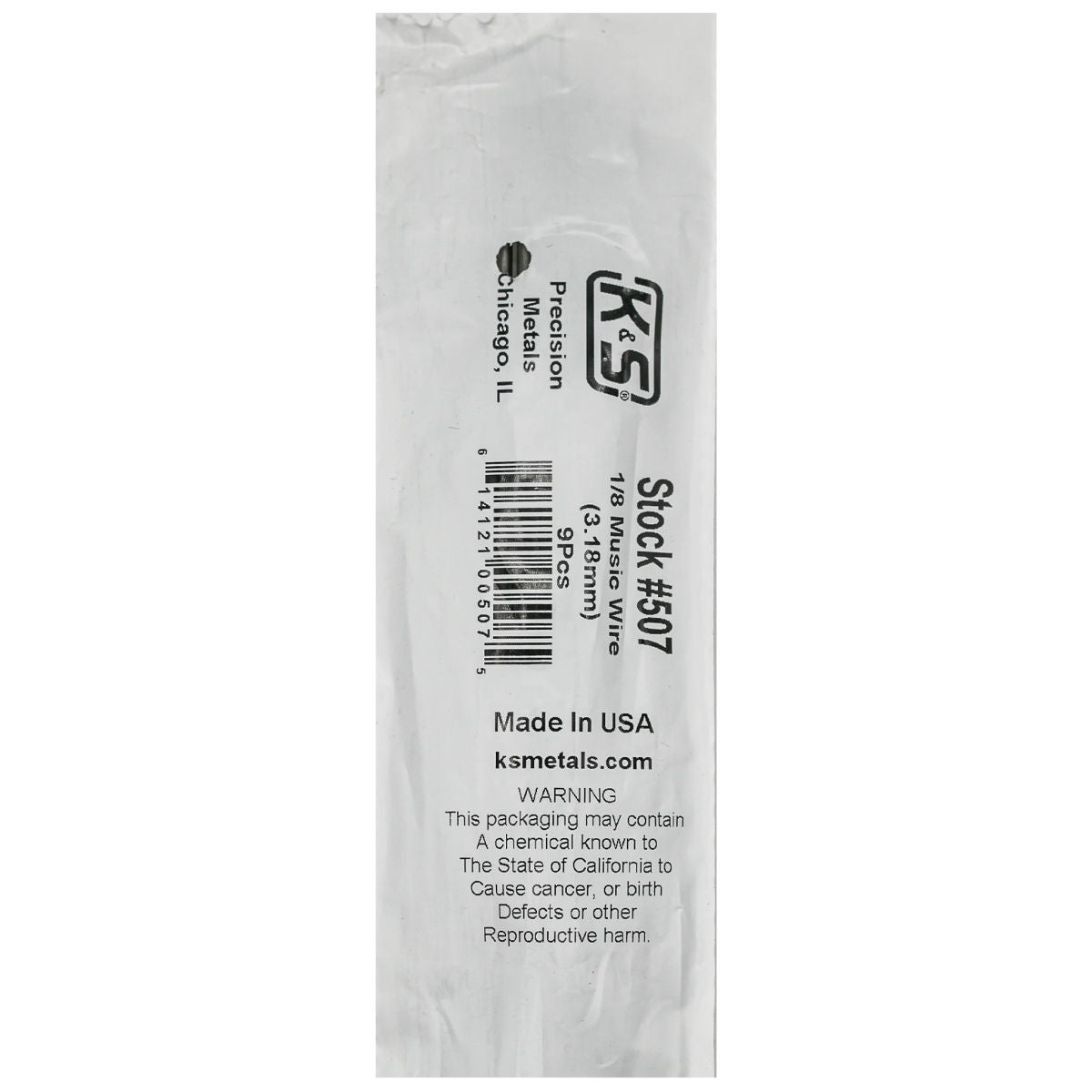Music Wire 1/8 x 36   9pk