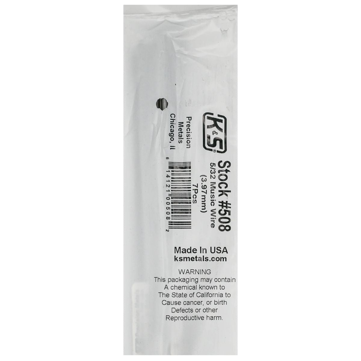 Music Wire 5/32 x 36   7pk