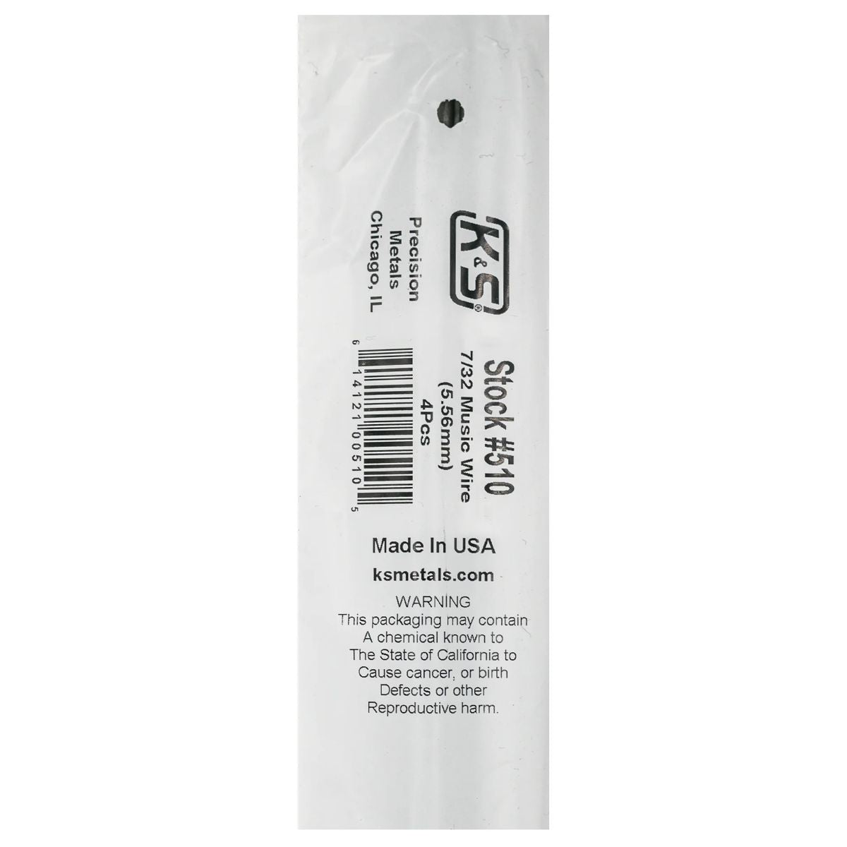 Music Wire 7/32 x 36   4pk