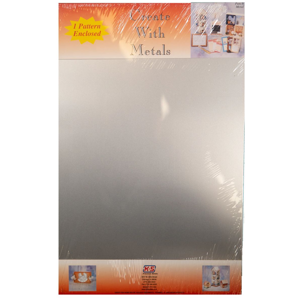 .013 Thick 12 x 18 Tin Coated Steel Sheet 1cd