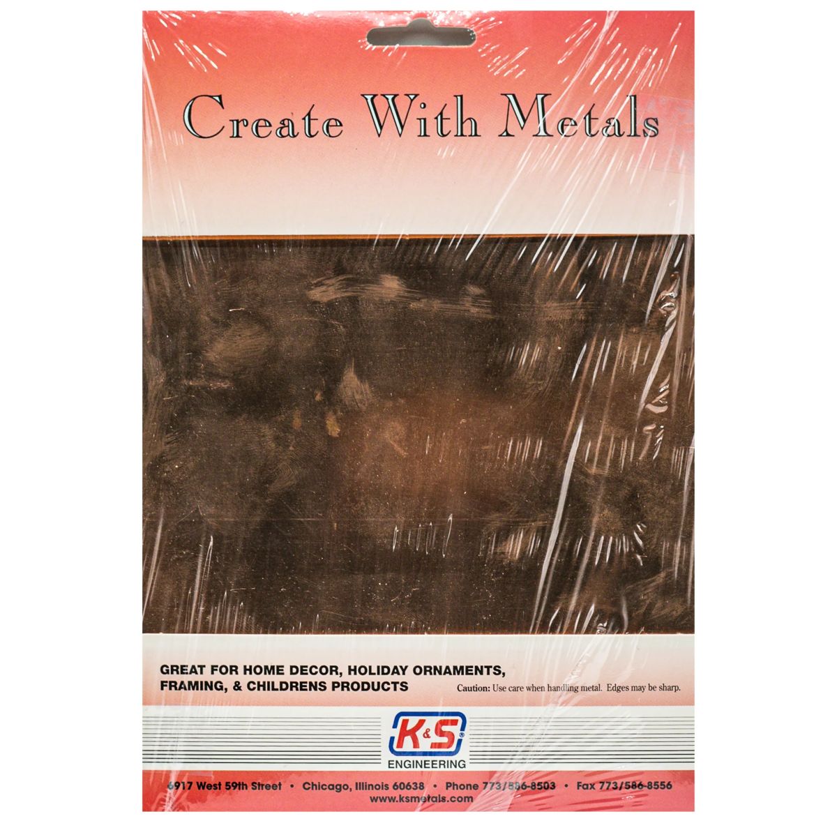 .016 Thick 6 x 8 Copper Sheet 1cd