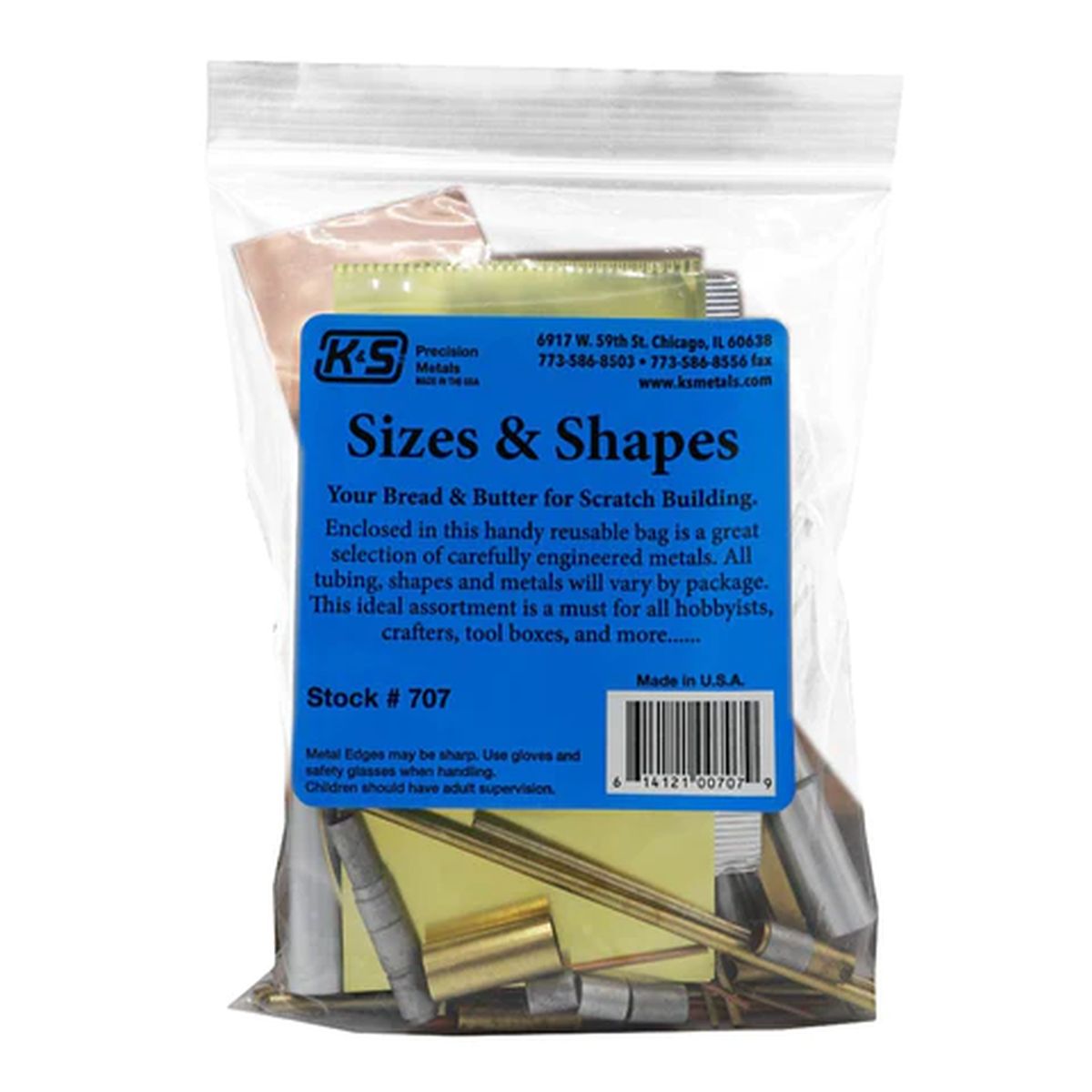 Assorted Shapes & Sizes - Tubes  Rods  Strips  Shims