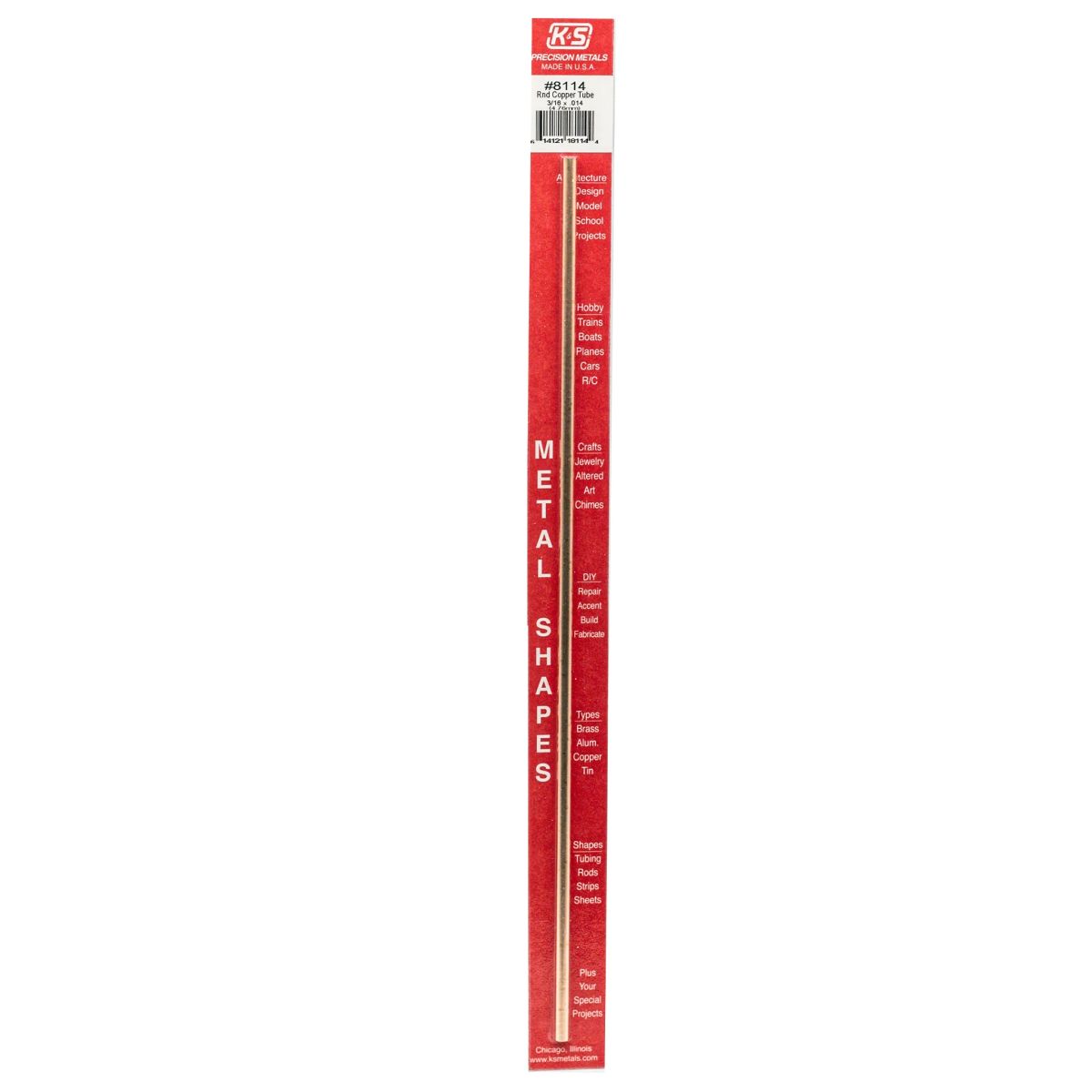 3/16 OD Copper Tube 1cd