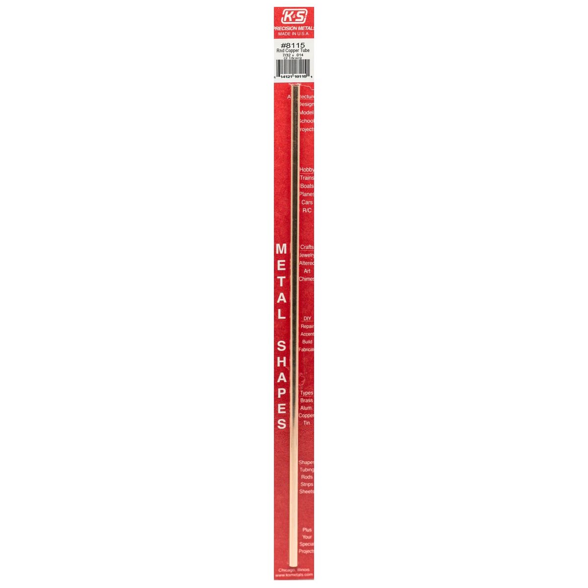 7/32 OD Copper Tube 1cd