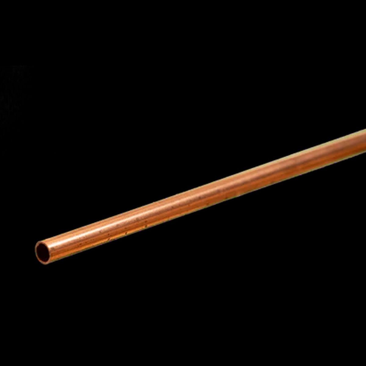 Round Copper Tube 5/32 x .014 x 12   1cd