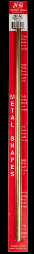 Round Brass Tube 9/32 x .014 x 12   1cd