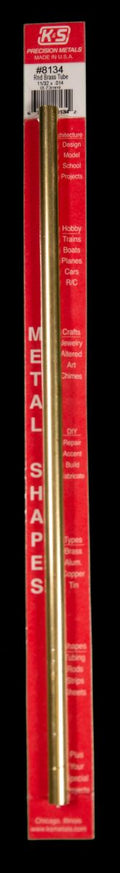 Round Brass Tube 11/32 x .014 x 12   1cd
