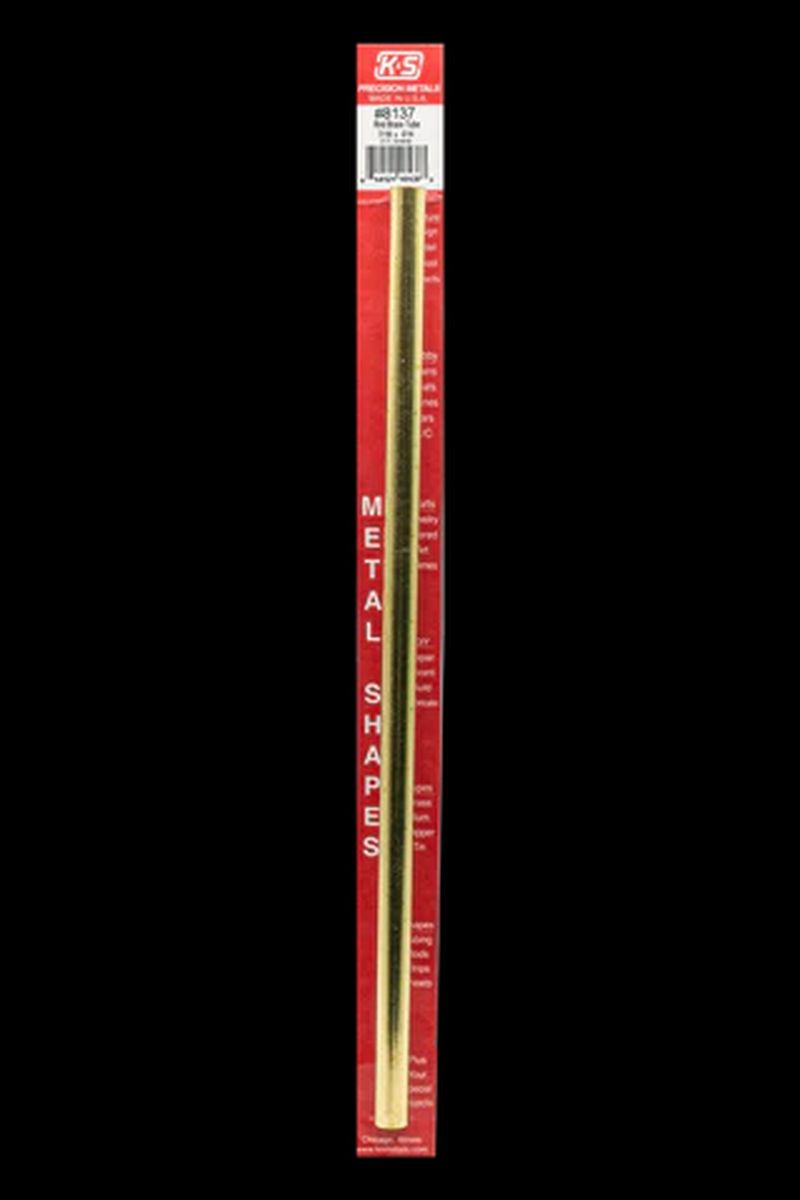 Round Brass Tube 7/16 x .014 x 12   1cd
