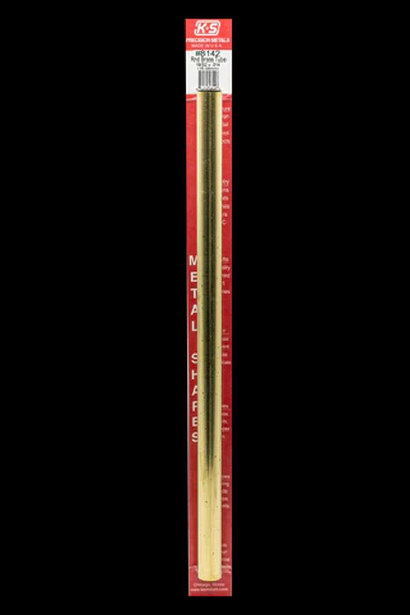 Round Brass Tube 19/32 x .014 x 12   1cd
