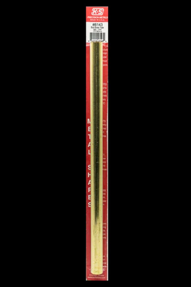 Round Brass Tube 5/8 x .014 x 12   1cd