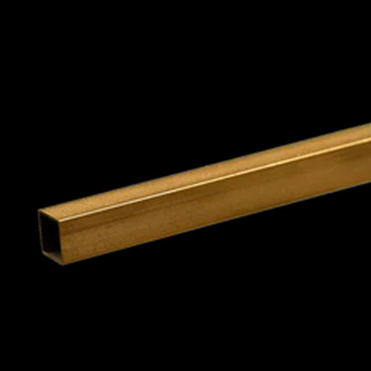 Square Brass Tube 1/4 x .014 x 12   1cd