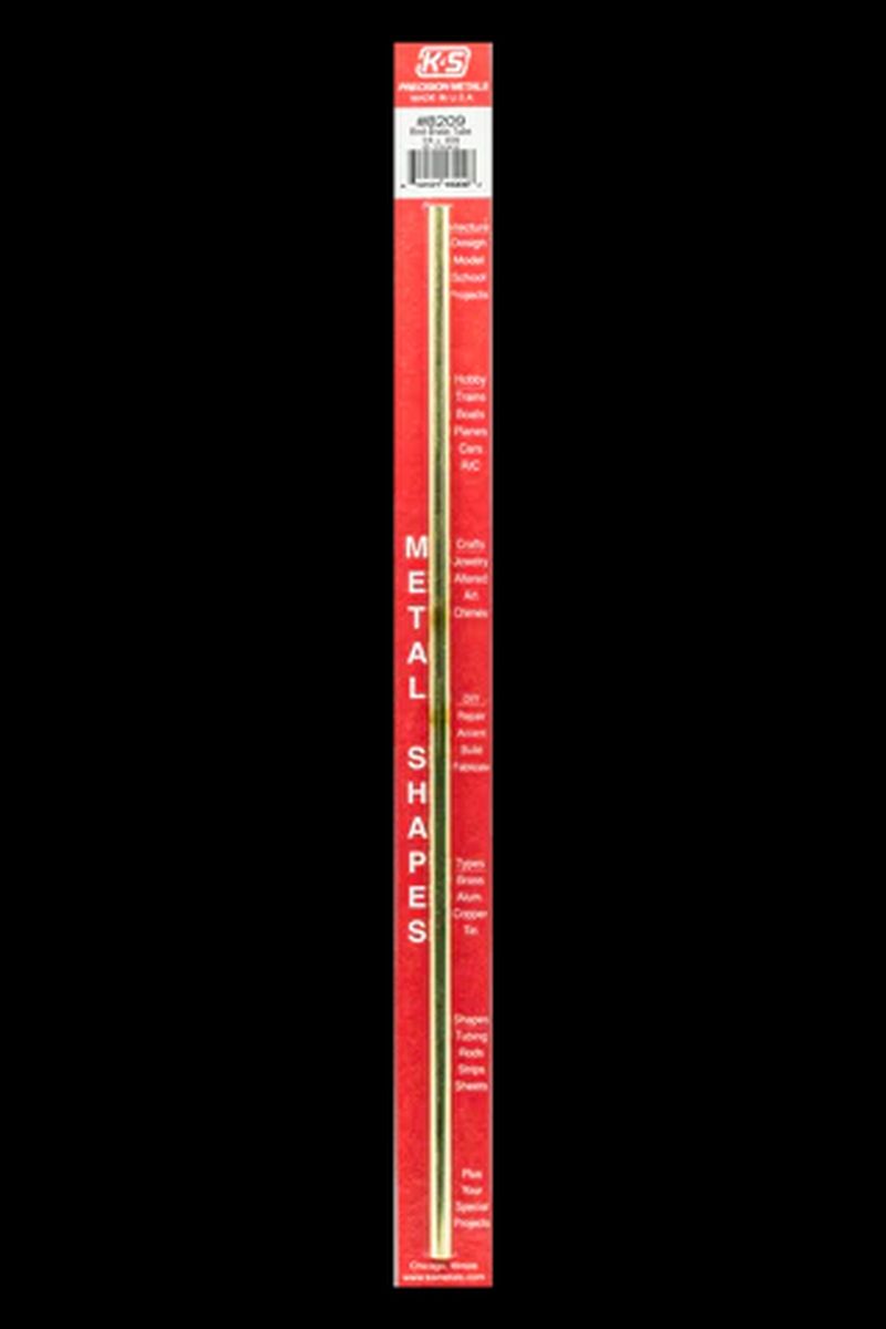 1/4 OD Round Brass Tube 1cd