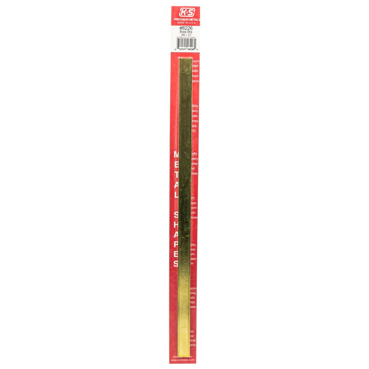 .093 Thick X 1/2 Wide Brass Strip 1cd