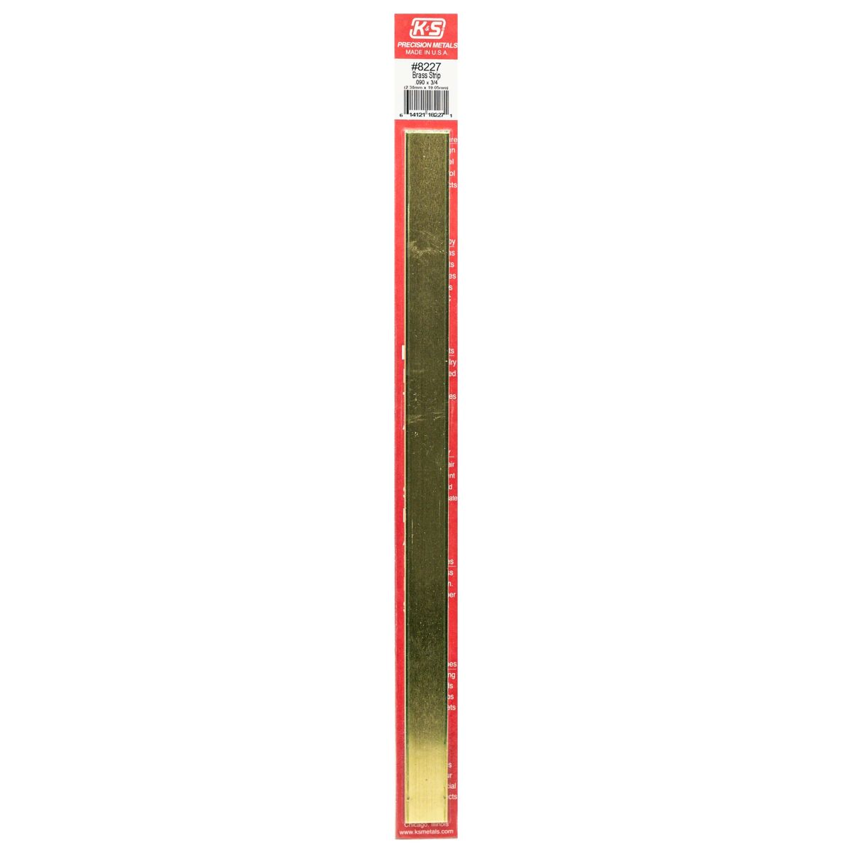 .093 Thick X 3/4 Wide Brass Strip 1cd