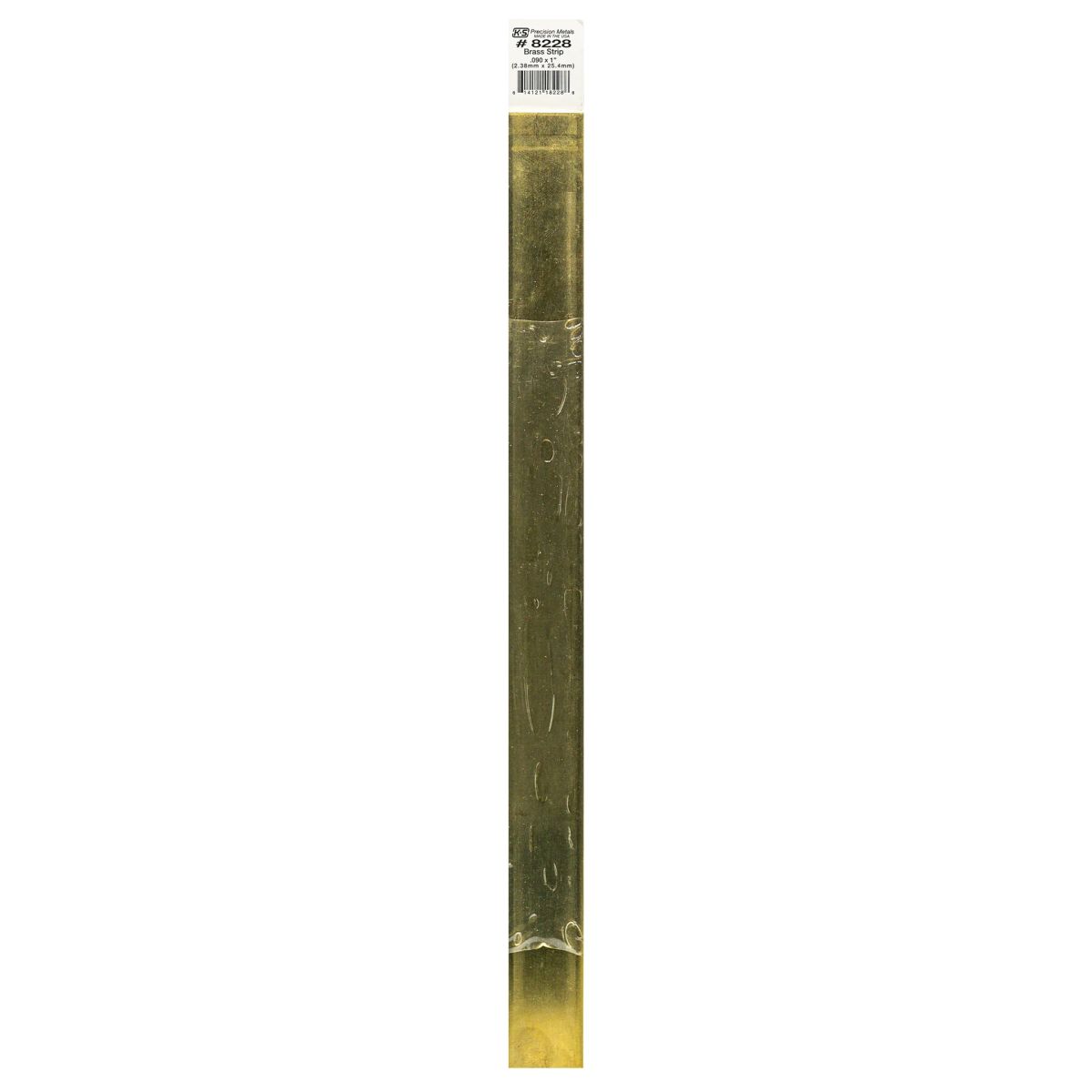 .093 Thick X 1 Wide Brass Strip 1cd