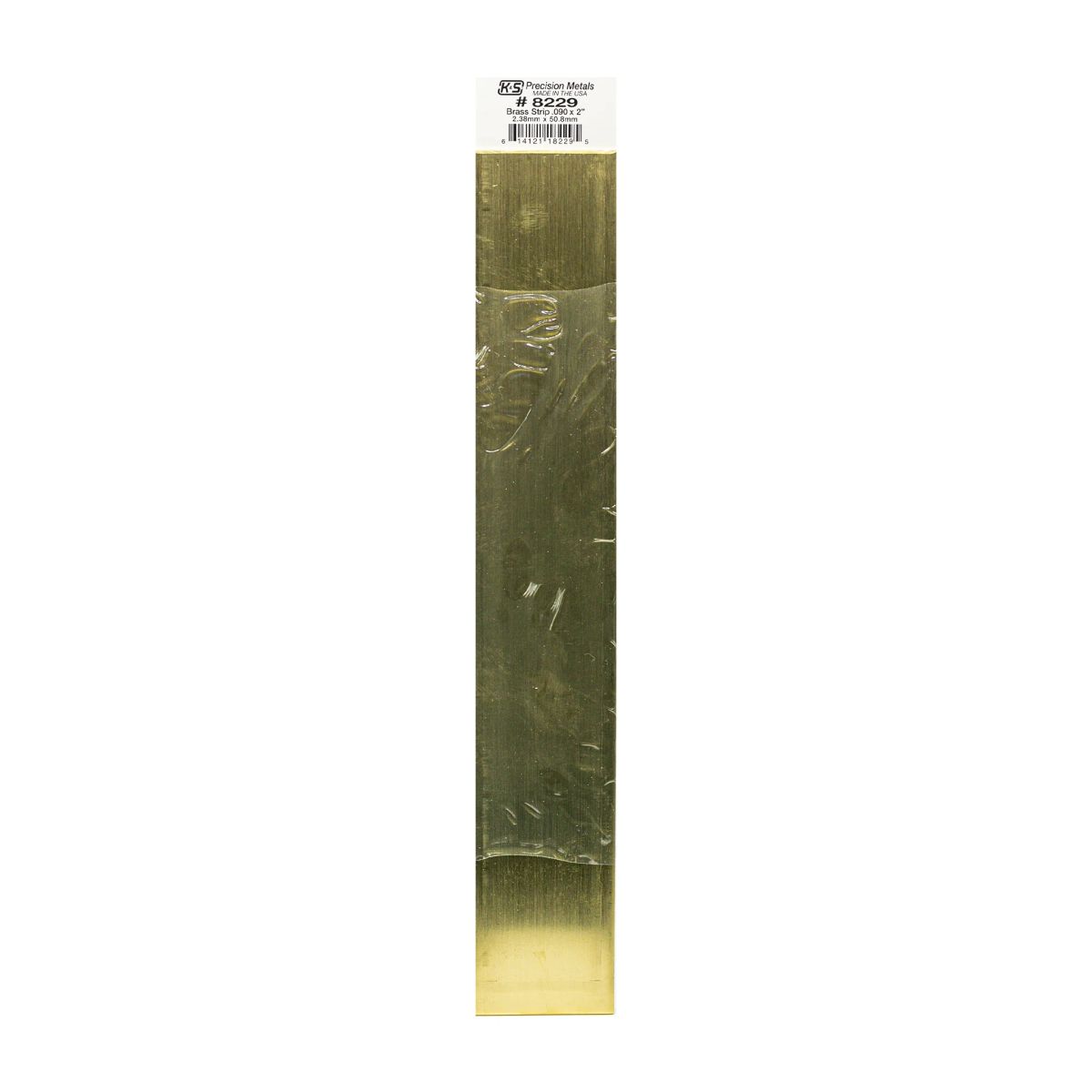 .093 Thick X 2 Wide Brass Strip 1cd