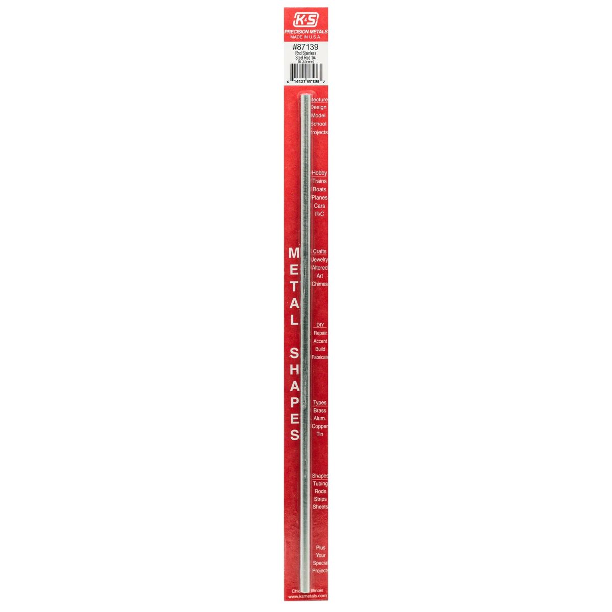 1/4 Round Stainless Steel Rod 1cd