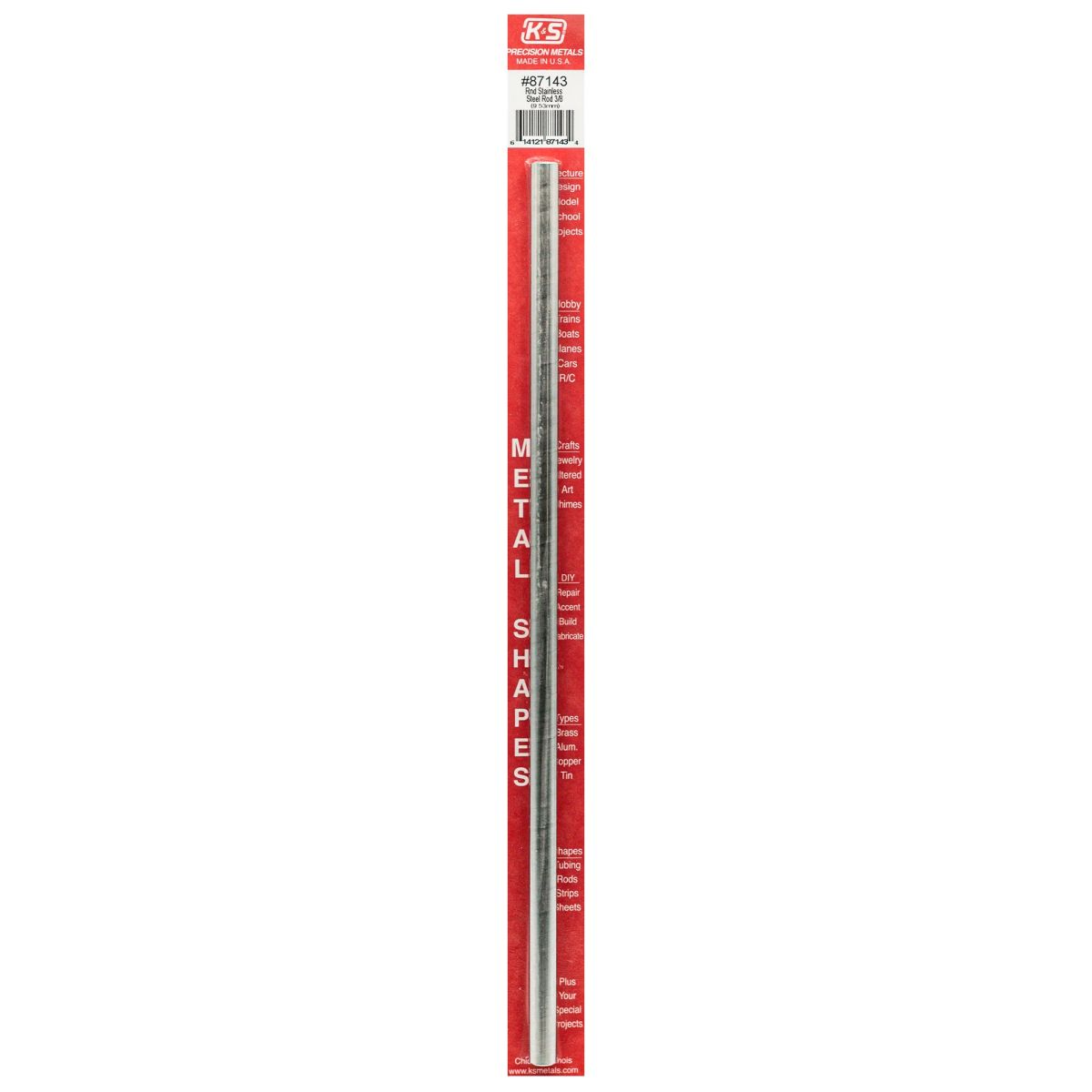 3/8 Round Stainless Steel Rod 1cd
