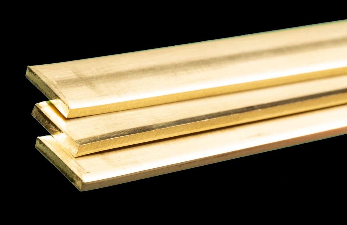 Brass Strips .093 Thick x 1/2 Wide x 36 3cd