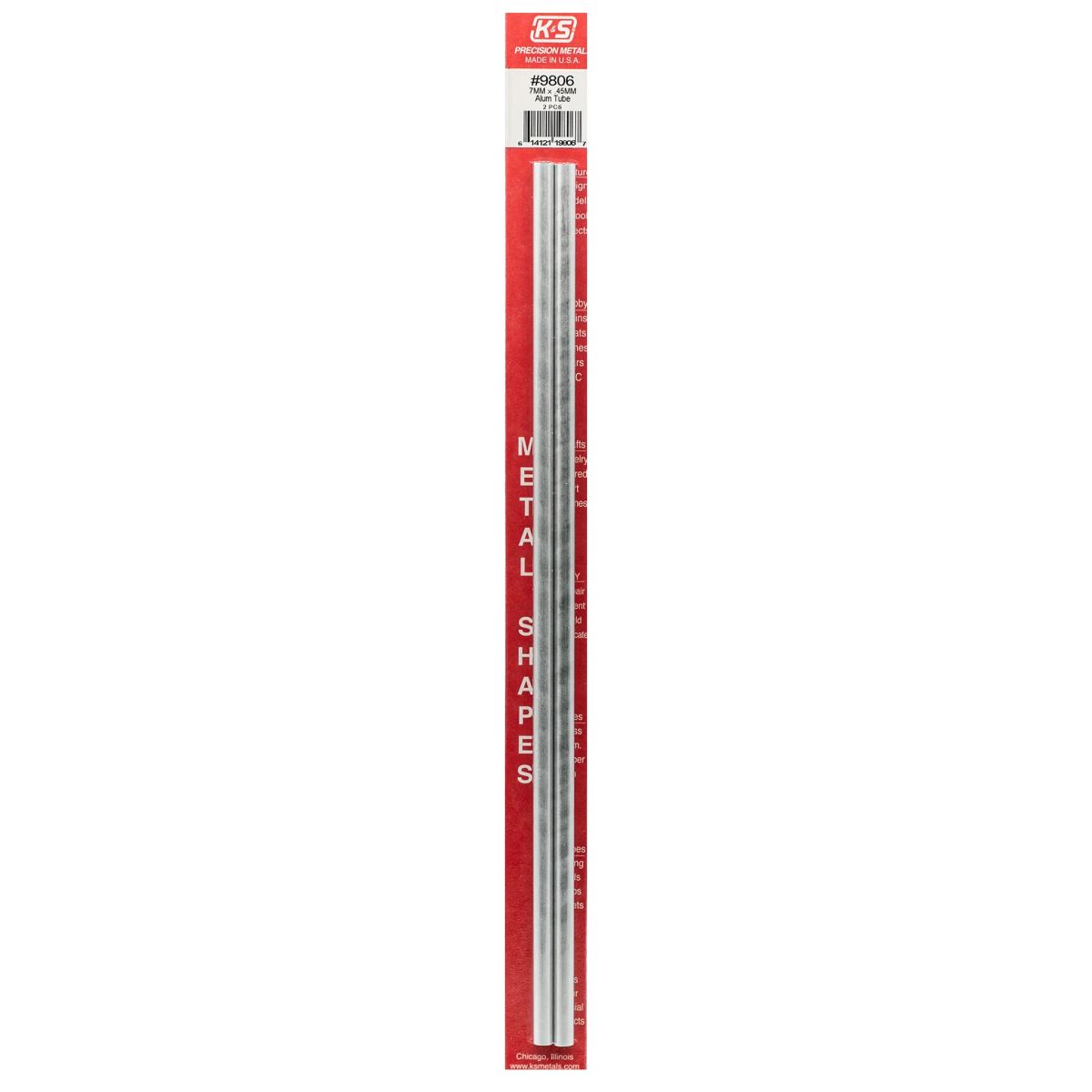 7MM OD X .45MM Wall Round Alum. Tube 2cd