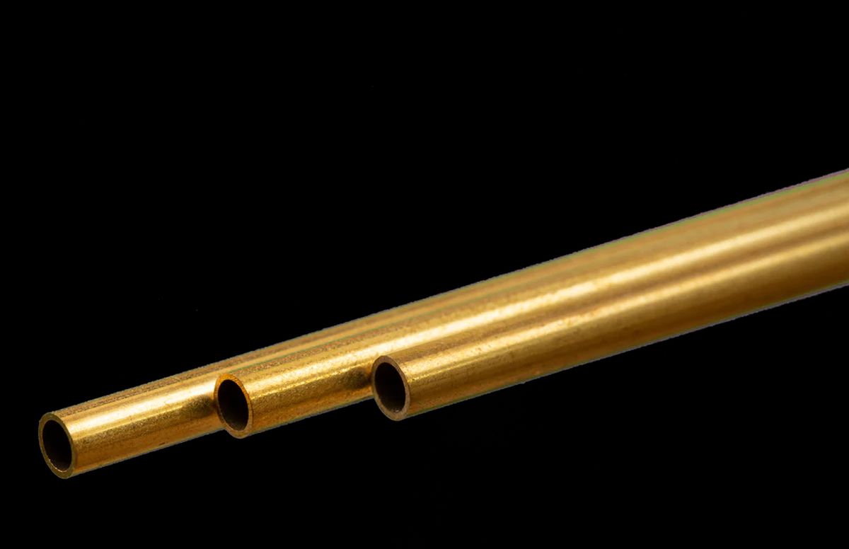 4MM OD X .45MM Wall Round Brass Tube 3cd