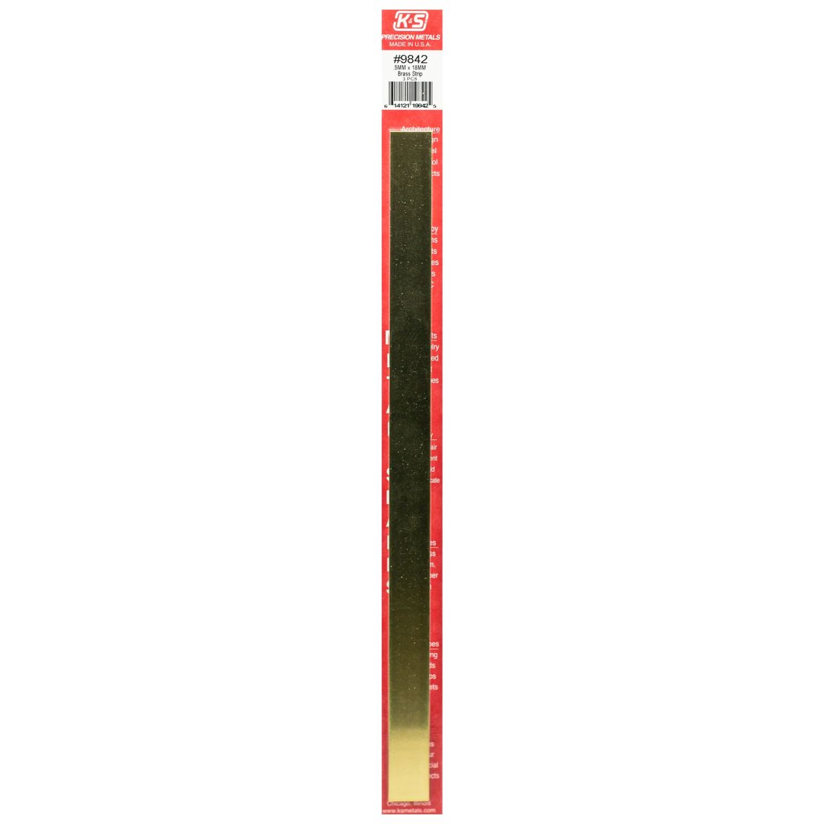 .5MM Thick X 18MM Wide Brass Strip 3cd