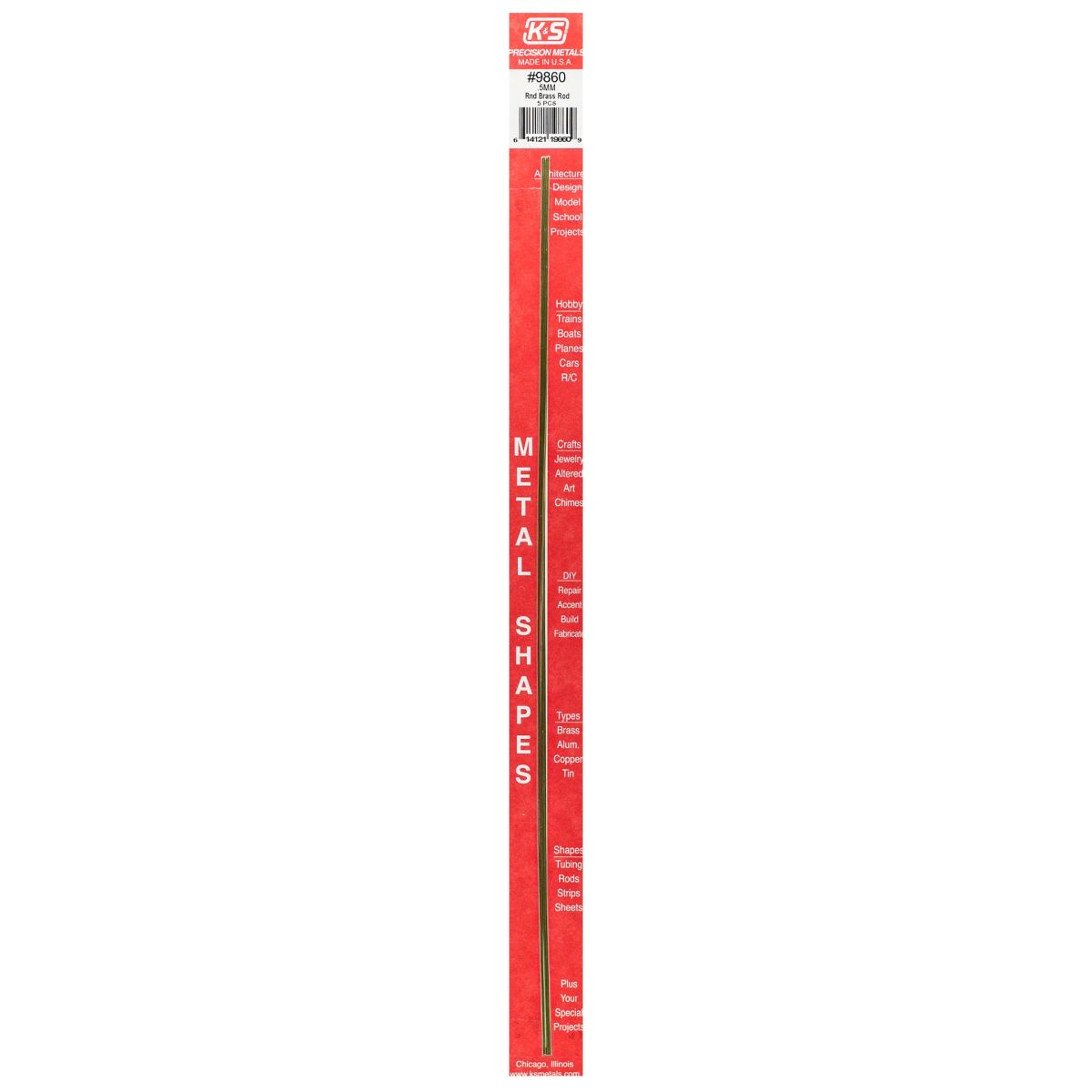 .5MM Diameter Round Brass Rod 5cd