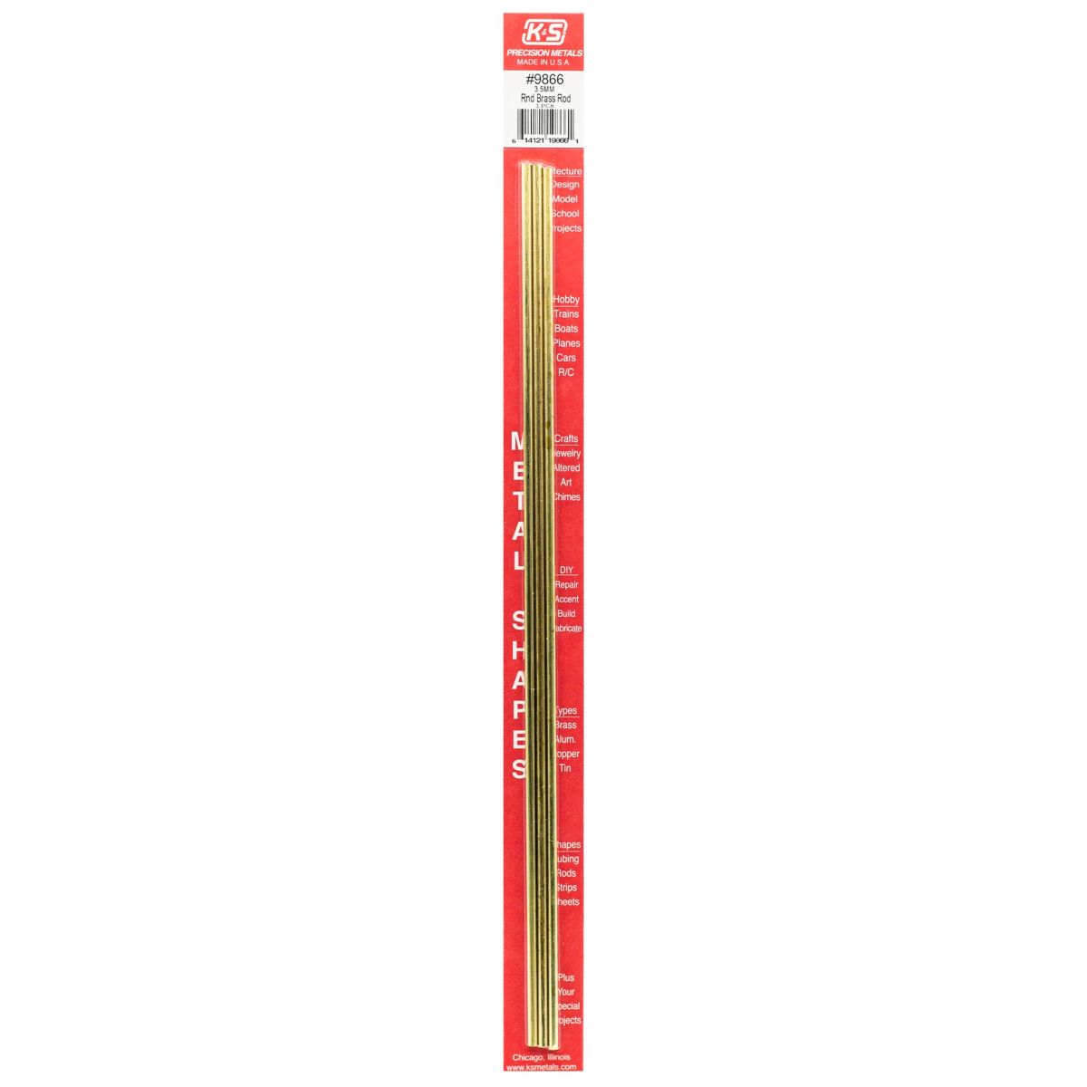 3.5MM Diameter Round Brass Rod 3cd