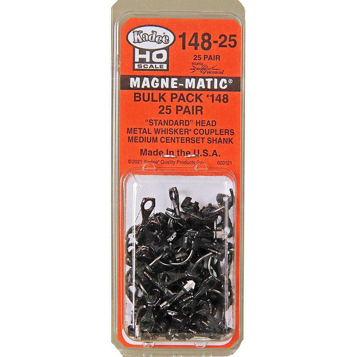 HO Whisker Coupler  9/32 Center (25 pair)/