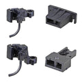 HO Plastic Draft Gear Boxes+Lids - 10 Pair/