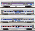 N Amtrak Rainbow Era 8pk Psg.Cars