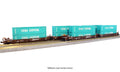 N MAXI-I Double Stack 5pk BNSF #239156 w/China Shipping Cont