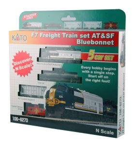 N SF Blue Bonnet F7 Freight Set