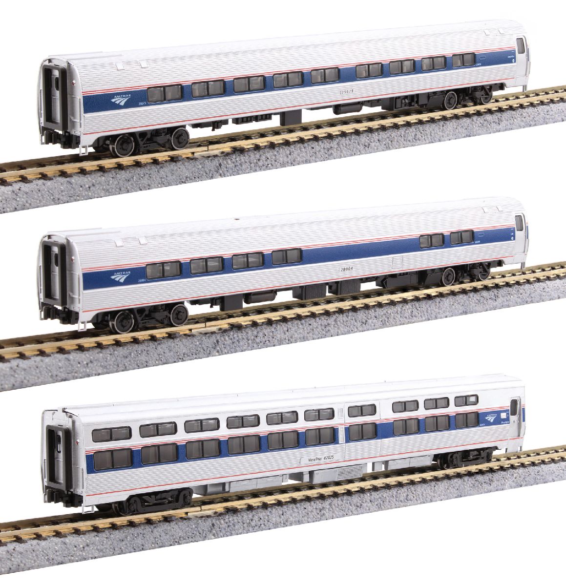 N P42 Amfleet & Viewliner PhVI 3-Car Set