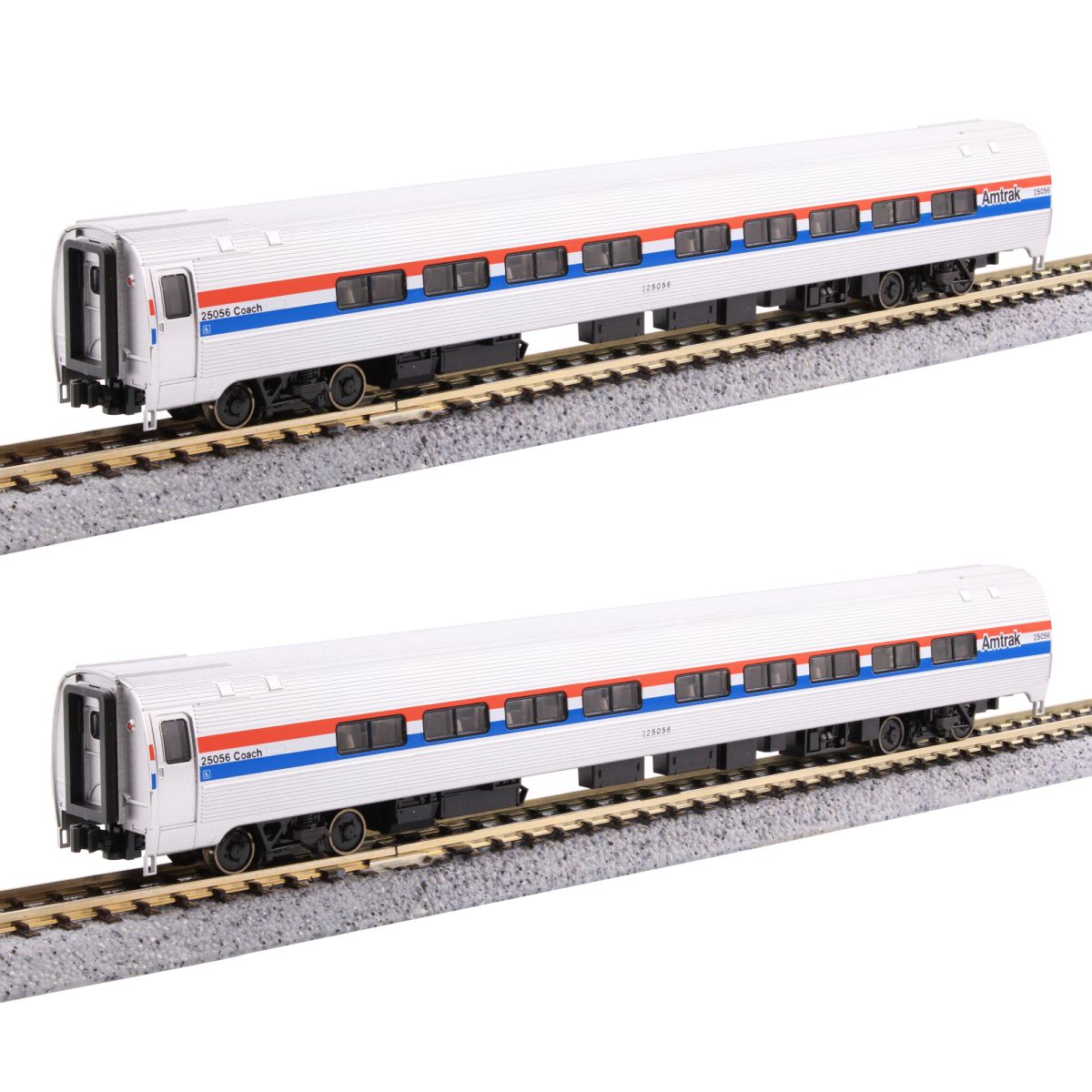 N Amfleet II Coach 2 Car Set Phase III