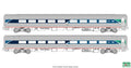 N Amfleet II Coach 2 Car Set Phase VII w/ Light