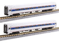 N Amtrak Amfleet PhVI Coach Psg.Cars/2pk