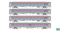 N Amfleet I 4 Car Bookcase Set Phase VII
