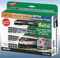 MP36PH Chicago Metra Gallery BiLevel Commuter Train 4 units