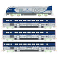 N Amtrak Pacific Surfliner SC-44 Diesel 4-Unit Base Set w/DC