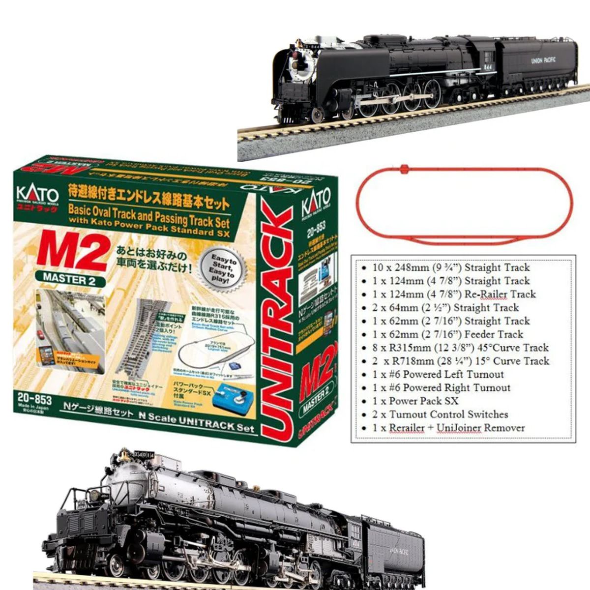 M2 & Big Boy + FEF 'Golden Spike' Starter Set