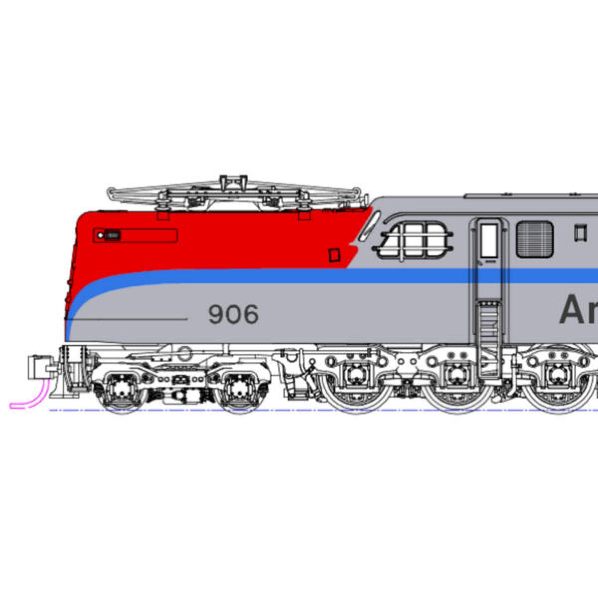 GG1 Amtrak Phase I #906