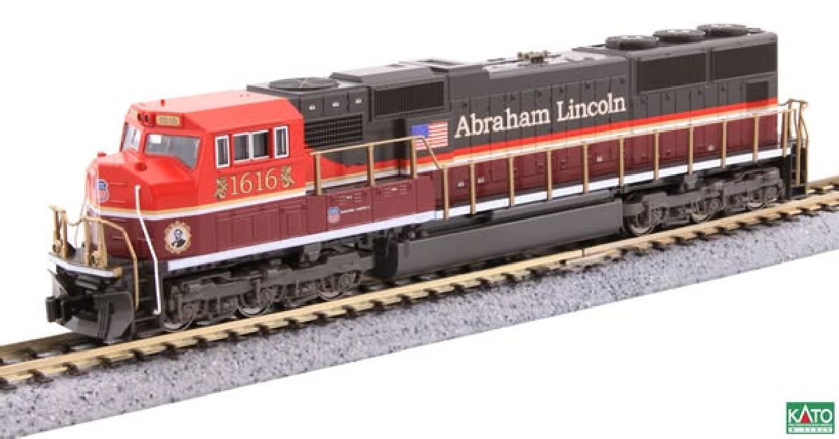 SD70M Flat Radiator UP #1616 Abraham Lincoln
