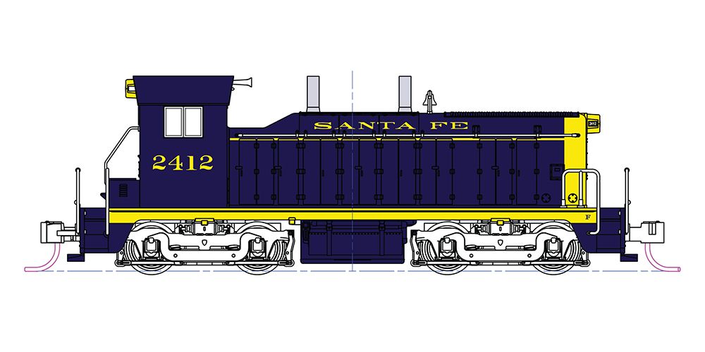 NW2 Diesel SF #2414