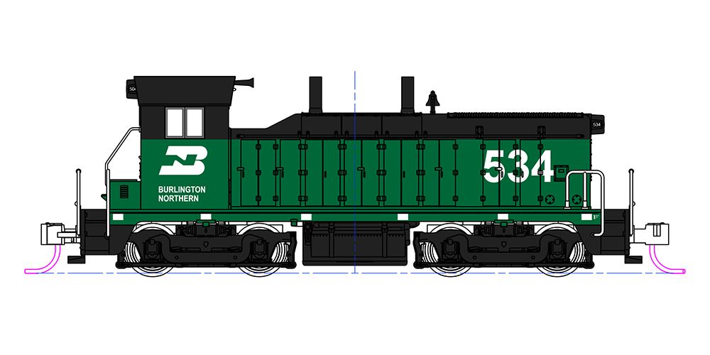 NW2 Diesel BN #534
